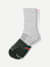 Running Half Calf Socks - Varsity Grey Heather / Dark Elm L [9192]