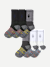 Men's All-Purpose Performance Work Calf Sock 6-Pack - white-black-mix - 1