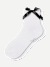 Lightweight Bow Quarter Socks - black L [9390]