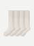 Youth Lightweight Knee High Sock 4-Pack - Soft White