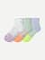 Women's Run Quarter Sock 3-Pack - lavender mint mix L [10572]