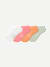 Modern Rib Ankle Socks - mint pink mix L [11230]