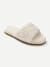 Women's Sunday Plush Slide - Cream L [8556]