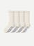 Chunky Ragg Calf Sock 4-Pack - ivory L