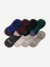 Cushioned No Show Sock 8-Pack - Black Pine Heather Mix L 