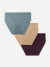 Women's Seamless Brief 3-Pack - Fog Sand Fig Mix L