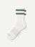 Women's Vintage Stripes Half Calf Socks - easy sage L [8889]