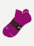 Merino Wool Blend Athletic Ankle Socks - Vivid Magenta L [8828]