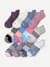 Women's Ankle Sock 12-Pack - Plum Shadow Logwood Mix L
