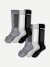 Men's Performance Compression Knee High Socks 6-Pack - black