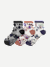 Women’s Sheer Garden Party Quarter Sock 3-Pack - Floral Mix L [8447]
