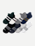 Men's Solids Ankle Sock 8-Pack - Forest Navy Mix L