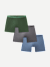 Men's Soft Flex Slim Boxer 3-Pack - Dark Elm Steel Boulder Mix L