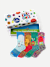 Youth Calf Sock 4-pack Giftbox - eric carle mix L [9879]