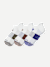 Golf Ankle Sock 3-Pack - cocoa blue mix L [10195]
