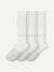 Youth All-Purpose Performance Team Sport Sock 3-Pack - White L [9026]