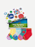 Toddler Eric Carle Lightweight Calf Sock 4-Pack Gift Box - critter mix L [9894]
