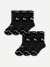 Men's Running Half Calf Sock 6-Pack - black mix L