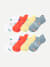 Youth All Sport Ankle Sock 8-Pack - Dawn Orange Mix L