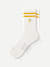 Modern Rib Half Calf Socks - lemon L [9175]