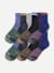 Hiking Quarter Sock 6-Pack - Botanic Blue Mix L