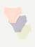 Women's No Show Hipster 3-Pack - Pink Nimbus Meringue Mix L