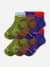 Merino Wool Blend Hiking Quarter Sock 6-Pack - Lava Olive Mix L