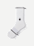 Ruffle Athletic Half Calf Socks - white L [10942]