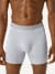 Cotton Modal Blend Boxer Brief - Classic Fly - Medium Heather Grey MO1 [8470]