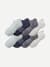 Grippers Ankle Sock 8-Pack - Harbor Navy Mix