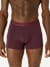Men's Cotton Modal Blend Trunk - Burgundy Midnight Plum Stripe MO1 [8472]