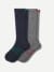 Men’s Everyday Compression Sock 2-Pack Gift Box - Navy Grey Mix L