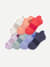 Women's Week of Bombas Ankle Sock 7-Pack - Dawn Lavender Mix L [8412]