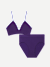 Women's Seamless Triangle Bralette + High Rise Brief - Concord L