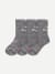 Men's Running Half Calf Sock 3-Pack - grey mix L