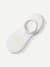 Performance Cushioned No Show Socks White Neon Yellow L [7911]