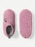Youth Rose Embroidered Gripper Slipper - Dried Rose L [10283]