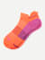 Running Ankle Socks - Neon Peach L V2 [8569]