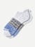 Men's Tri-Block Ankle Socks - light-grey-heather-and-royal - 4