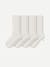 Women's Wide Calf Sock 4-Pack - Soft White L