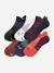 Men's Running Ankle Sock 6-Pack - navy red mix