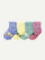 Toddler Marl Gripper Calf Sock 4-Pack - Blue Glow Mix L [9088]