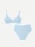 No Show Plunge Bralette + Hipster - Glacier Blue L