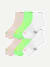 Women's RunPro Quarter Sock 6-Pack - lime sand mix L