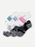 Women's Running Ankle Sock 6-Pack - cloud pink core mix L