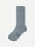Modern Rib Calf Socks - sea storm L [10034]