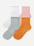 Women’s Scallop Cuff Quarter Sock 4-Pack - misty sky mix [9258]