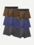 Men's Cotton Modal Blend Trunk 6-Pack - Canteen Indigo Steel Mix L
