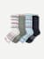 Women's Holiday Calf Sock 4-Pack - glacier sage mix L [10171]