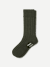 Merino Cashmere Blend Calf Socks - Dark Olive L [8155]